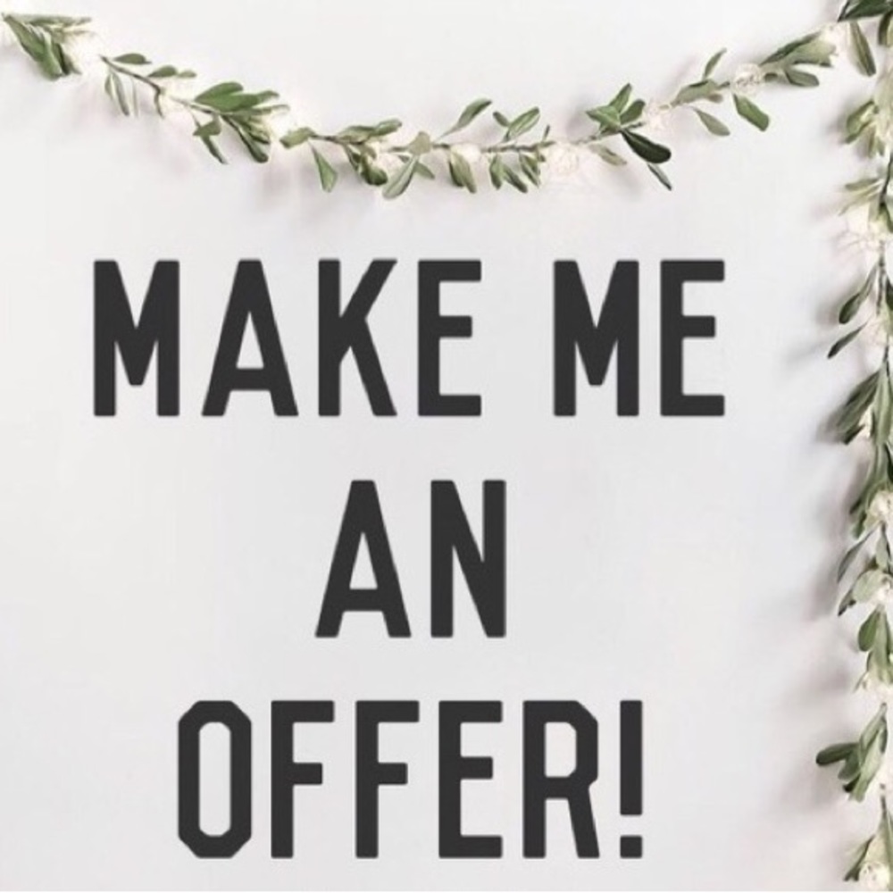 Make an offer on anything!